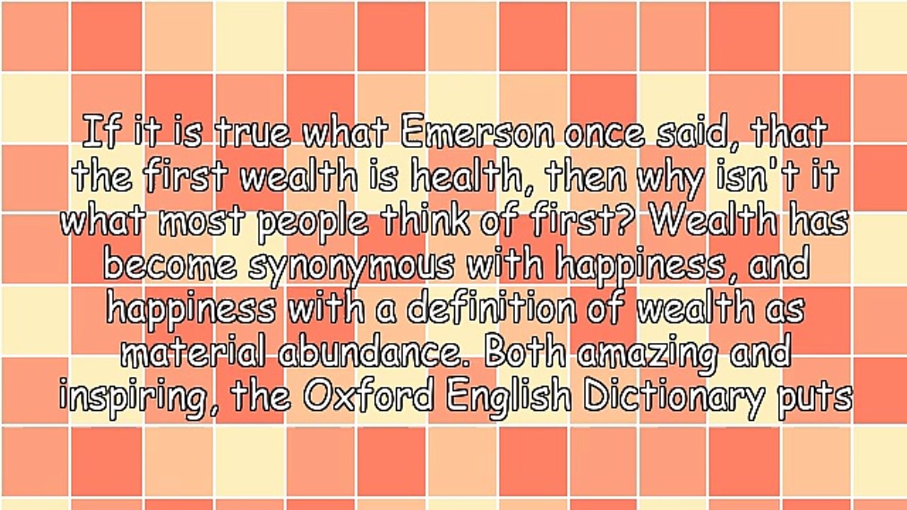 What Is Wealth? Part 2: Suckered by a Commercial Definition