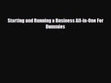 PDF Download Starting and Running a Business All-in-One For Dummies PDF Online