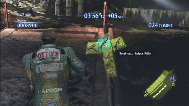 RESIDENT EVIL 6 [HD[ - THE MERCENARIES - PIERS (COSTUME 1) DUO - MINING THE DEPTHS (S RANK!)