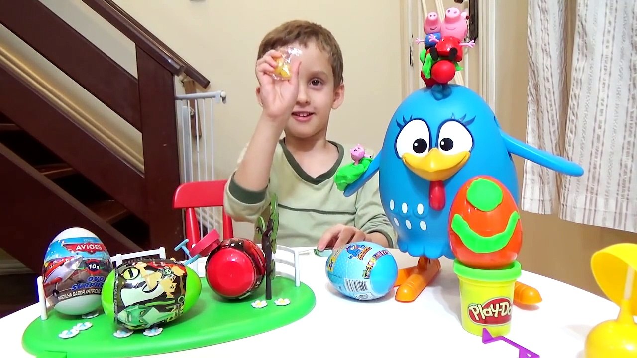 Patati Patatá Peppa Pig Galinha Pintadinha Minecraft Massinha Play Doh Ovo Surpresa Brinqu