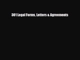 PDF Download 301 Legal Forms Letters & Agreements Read Full Ebook