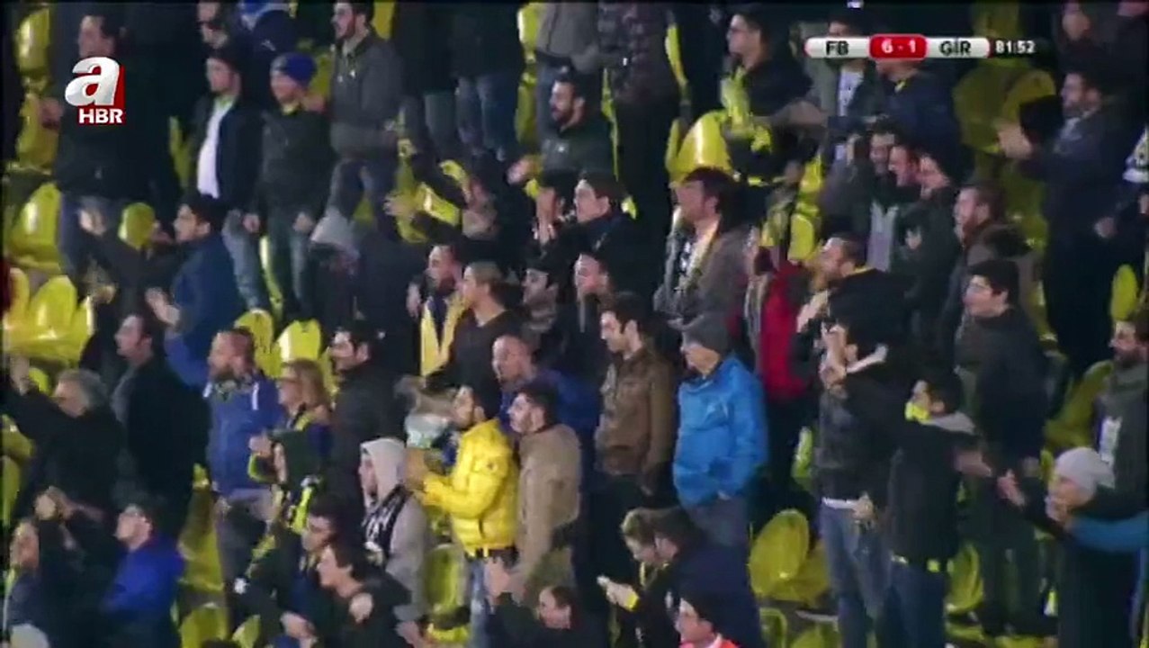 Fenerbahçe 6-1 Giresunspor Özet Gol Van Persie 13 OCAK 2016