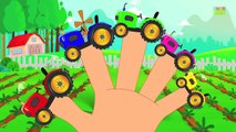 Tractor Finger Family | Finger Family Rhymes | Vehicles Rhymes