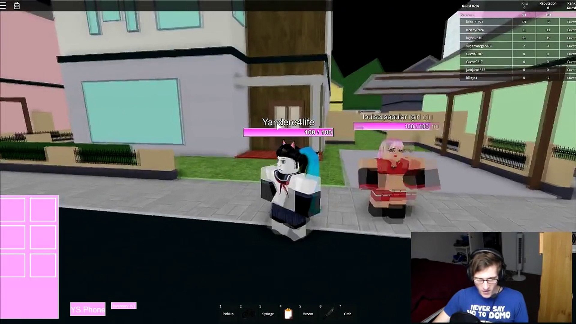 Yandere Simulator In Roblox Funny Gameplay Dailymotion Video - yandere simulator roblox edition