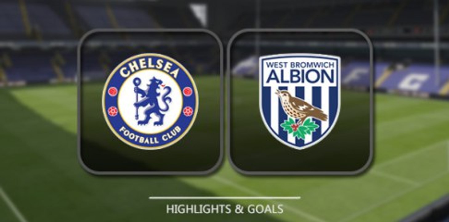 Chelsea 2-2 West Bromwich Albion - All Goals & Full Highlights 13.01.2016 HD