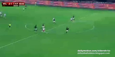 Kevin Lasagna Gooal AC Milan 2-1 Carpi 13.01.2016