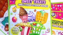 4 Shopkins Smell icious Activities Books with Scented Stickers Review Video