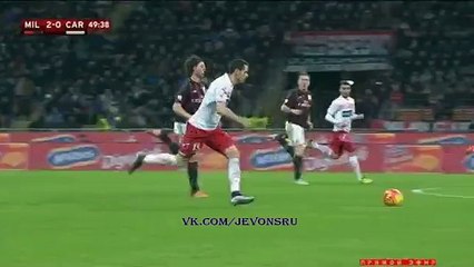 Matteo Mancosu GOAL | Milan 2 - 1 Carpi