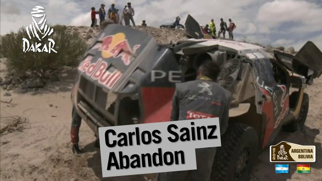 Carlos Sainz abandons / abandona / abandonne - Stage / Etapa / Etape 10 - Dakar 2016