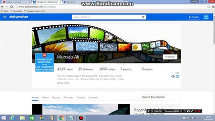 How to Share dailymotion Video on twitter Manually