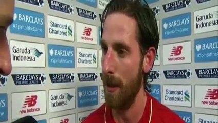 Liverpool 3-3 Arsenal - Joe Allen Post Match Interview
