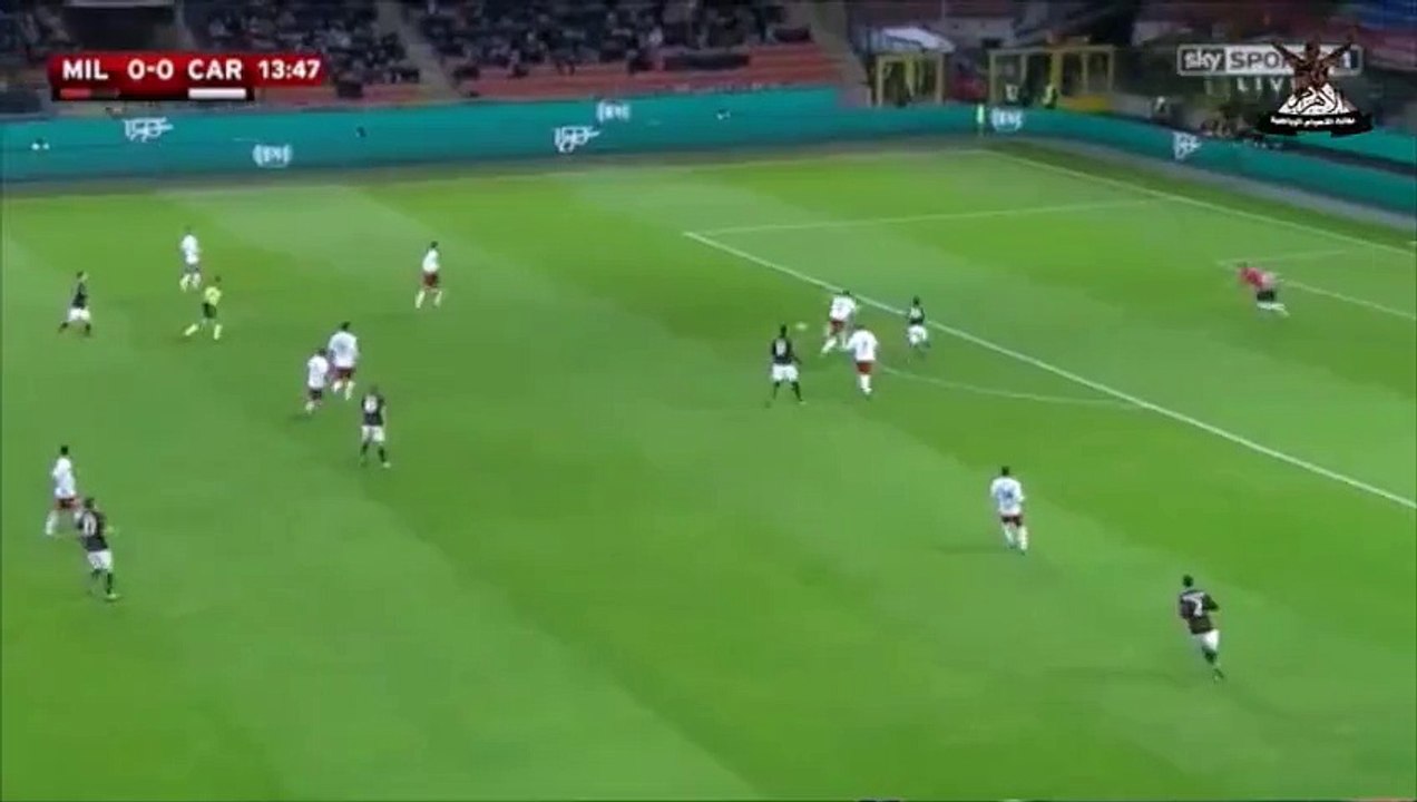 اهداف مباراة الميلان و كاربي في كاس ايطاليا ١٣-١-٢٠١٦