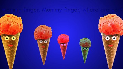 Chocolate Ice Cream Finger Family Songs Daddy Finger Nursery Rhymes