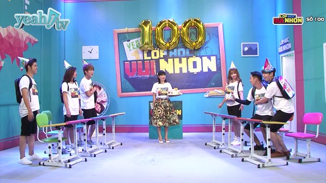 Lớp Học Vui Nhộn 100 | Tri Ân Khán Giả | Huy Nam & Hoàng Yến Chibi | Fullshow