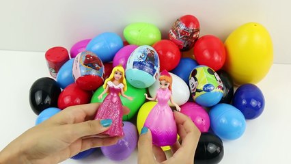 Disney Princess, Frozen Mickey Mouse, Spiderman Surprise Eggs Unboxing Toy Story Peppa Pig