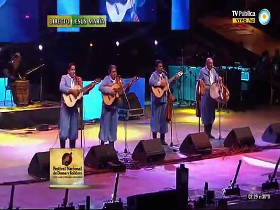 LA TELESITA. LOS MANSEROS SANTIAGUEÑOS. Festival Jesús María 2014