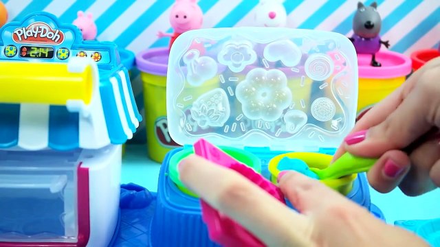 Peppa Pig Cupcakes Play Doh toy Playdough Playset kids games