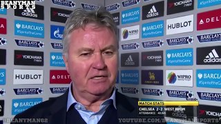 Chelsea 2-2 West Brom - Guus Hiddink Post Match Interview - Pity To Concede Late