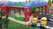 Thomas & Friends Minions Funny Pranks Peppa Pig Tom Moss Toy Train Play Doh Surprise Eggs
