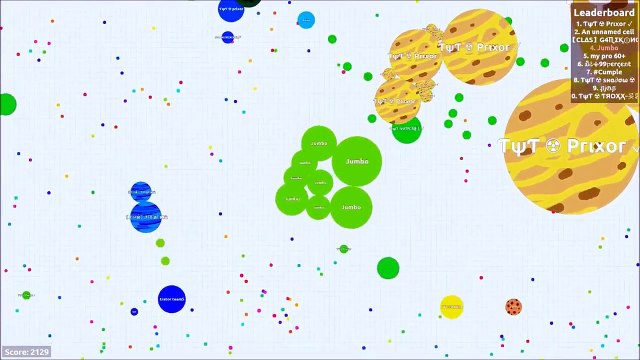 DESTROYING TEAMS IN AGARIO SOLO - Agar.io -
