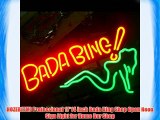 HOZER(TM) Professional 17*14 Inch Bada Bing Shop Open Neon Sign Light for Home Bar Shop