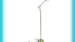 Contemporary LED Floor Lamp Antique Brass Adjustable Angled 6W Mains Living Room