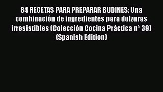 PDF Download 84 RECETAS PARA PREPARAR BUDINES: Una combinación de ingredientes para dulzuras