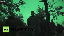 Syria: Night vision footage captures army advancing towards Salma