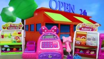 MINNIE MOUSE Electronic CASH REGISTER BowTique Mickey Mouse Shopping for Shopkins Toys DisneyCarToys