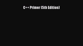 [PDF Download] C++ Primer (5th Edition) [Read] Full Ebook