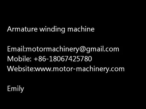 Winding machine WIND-STR demo for bus accessories armature motor