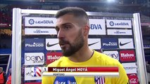 Entrevista a Moyà tras el Atlético de Madrid (3-0) Rayo Vallecano