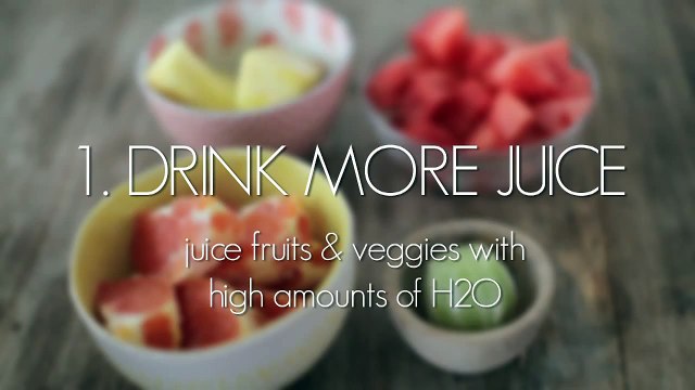 Stay Hydrated for a Healthier Skin