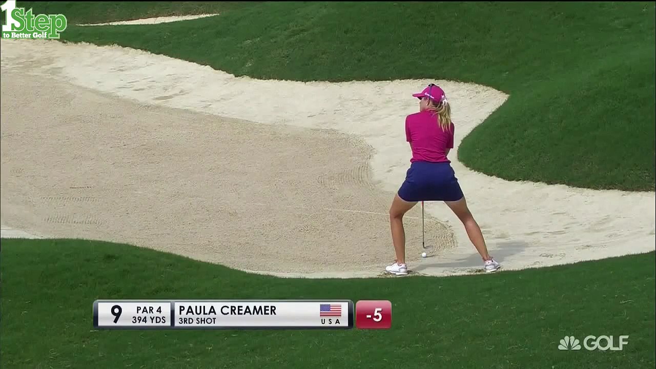 Golfer Paula Creamers Nice Up and In 2015 Fubon LPGA Tournament