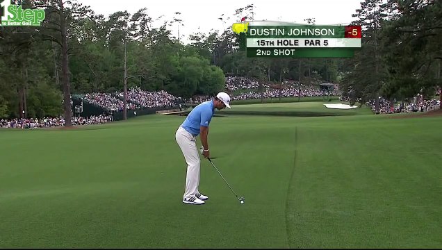 Dustin Johnsons Best Golf Shot from 2015 Masters Tournament