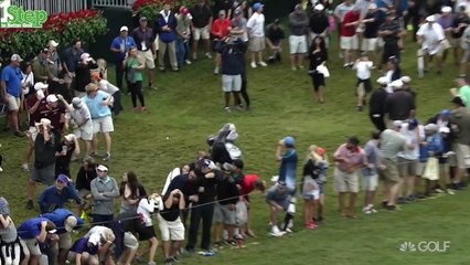 LOOK OUT! Henrik Stenson Hits Cold Shank at 2015 Tour Championship