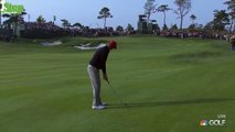 Sweet Spin! Jordan Spieth Pulls it Back from off Green 2015 Presidents Cup
