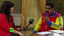 Vea lo que dijo Maduro durante la entrevista con Eva Golinger
