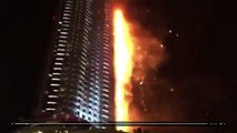 Fuego en la Dirección del hotel de Dubai