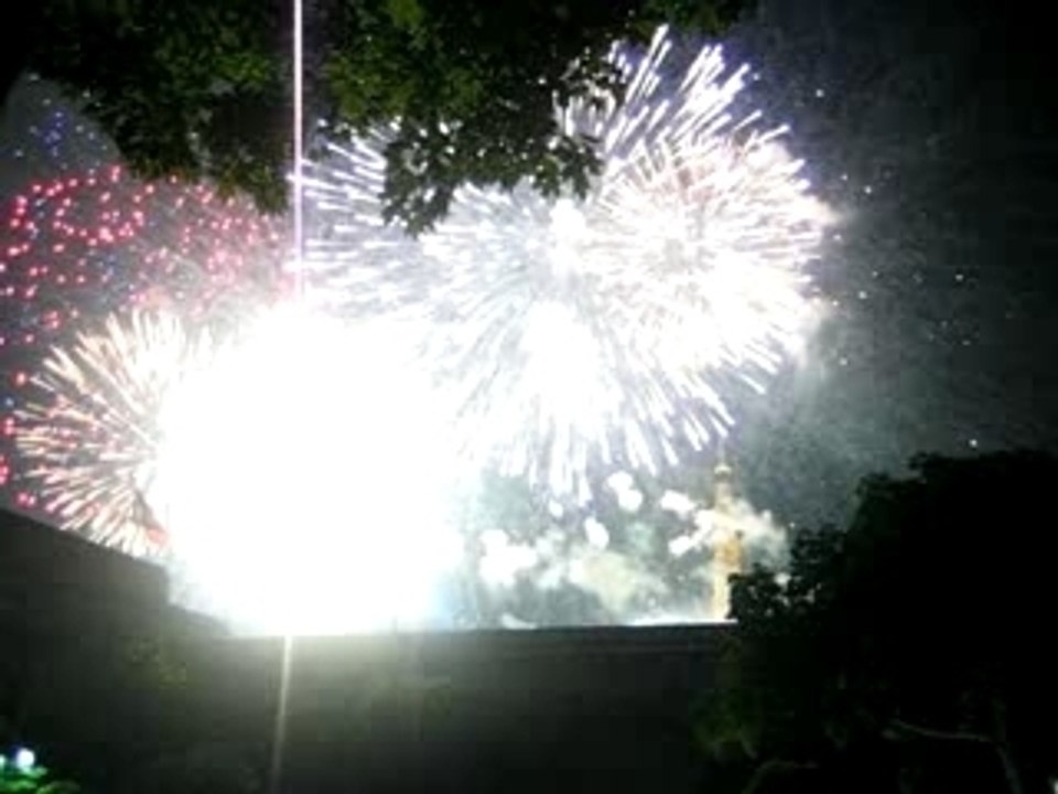 Feu d'artifice Bouquet final