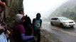 KW Bikers Club near kalam in heavy rain back to mingora swat valley