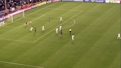 Lionel Messi's first goal for Barcelona!