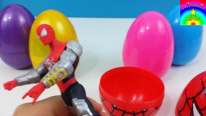 Surprise Eggs Spider Man Cars Ariel Mickey Mouse Hello Kitty