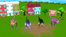 Dinosaurs London Bridge Is Falling Down Rhymes | Finger Family Children Nursery Rhymes Collection