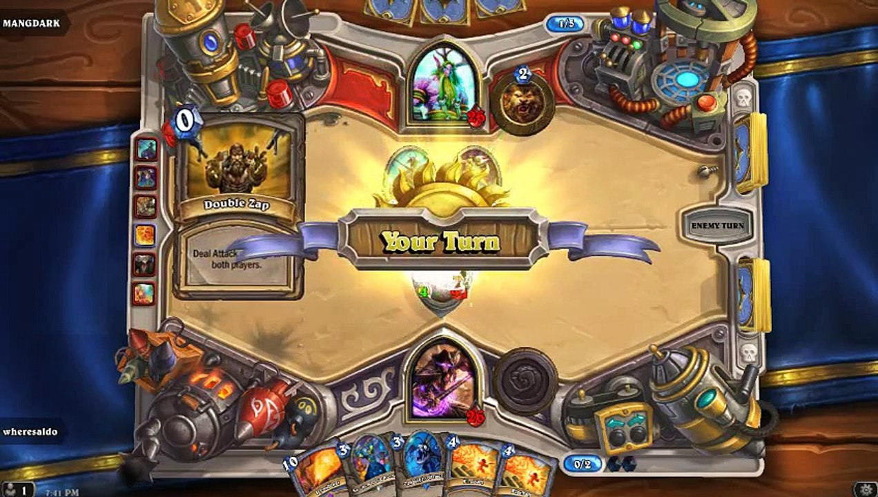 Hearthstone Tavernbrawl Gearmaster Mechaziod 4th try