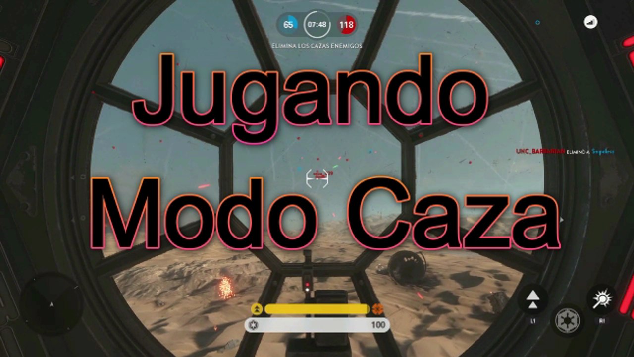 Star Wars Battlefront l Jugando en modo caza