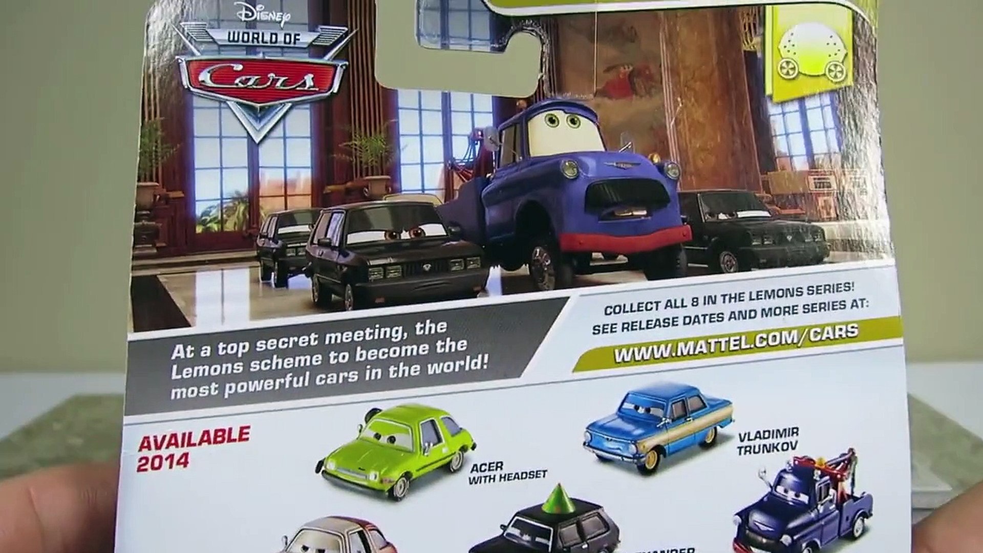 cars 2 lemons diecast
