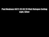 Paul Neuhaus 6672-55 G9 28 Watt Halogen Ceiling Light Silver