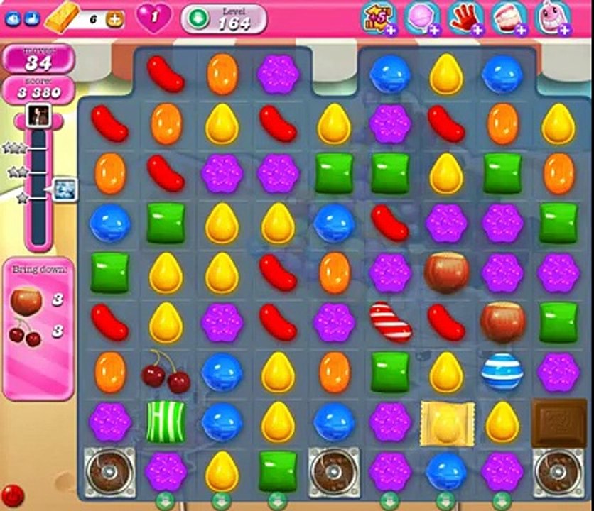Candy Crush Saga Gameplay Level 164