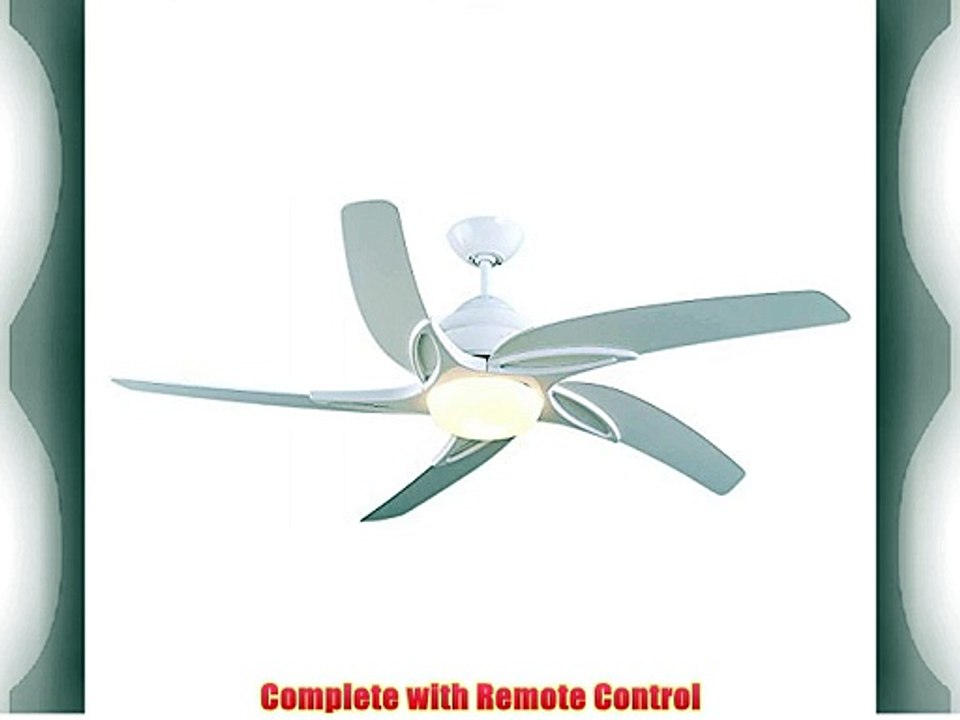 Fantasia Viper Ceiling Fan 54in White/Light/Remote